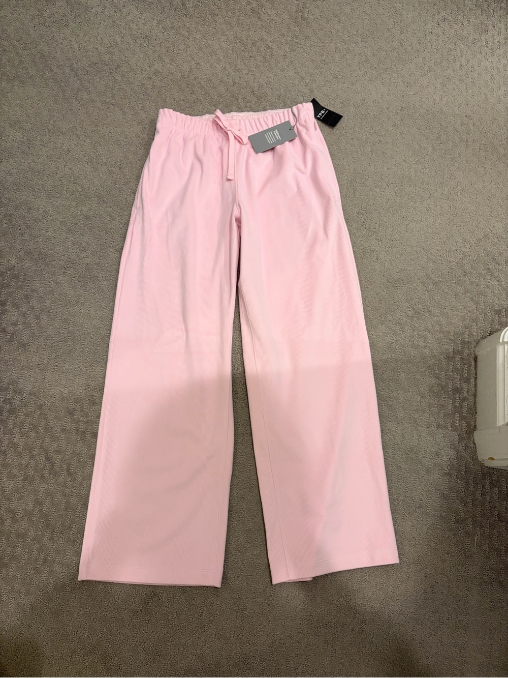 NWT YPB Restore Collection Abercrombie & Fitch Light Pink Wide-Leg Lounge Pants